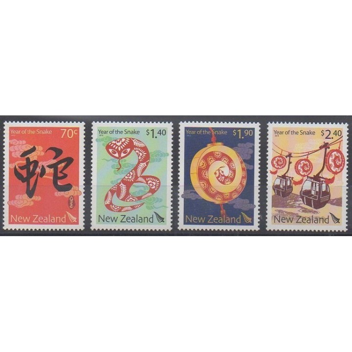 Acheter cette série de timbres de Nouvelle-Zélande de l'année 2013 (No 2866/2869).