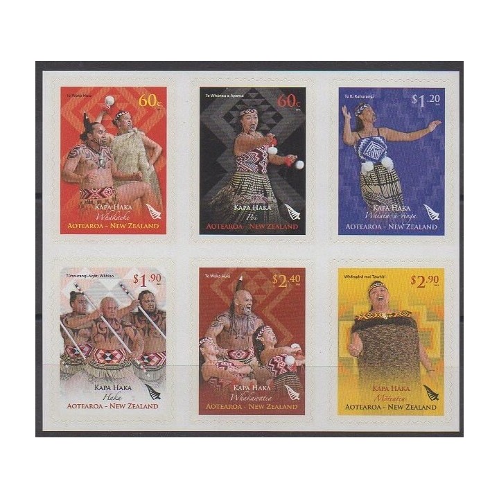 Acheter cette série de timbres de Nouvelle-Zélande de l'année 2011 (No 2667/2672).