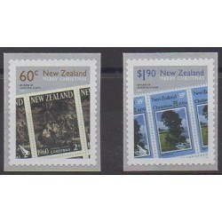 Nouvelle-Zélande - 2010 - No 2656/2657 - Timbres sur timbres - Noël