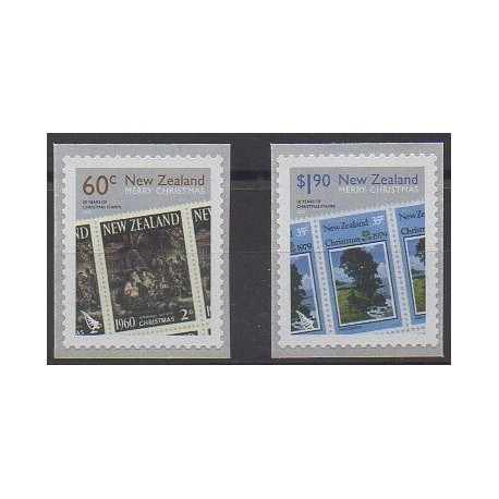 Nouvelle-Zélande - 2010 - No 2656/2657 - Timbres sur timbres - Noël