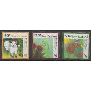 Acheter cette série de timbres de Nouvelle-Zélande de l'année 2008 (No 2454/2456).