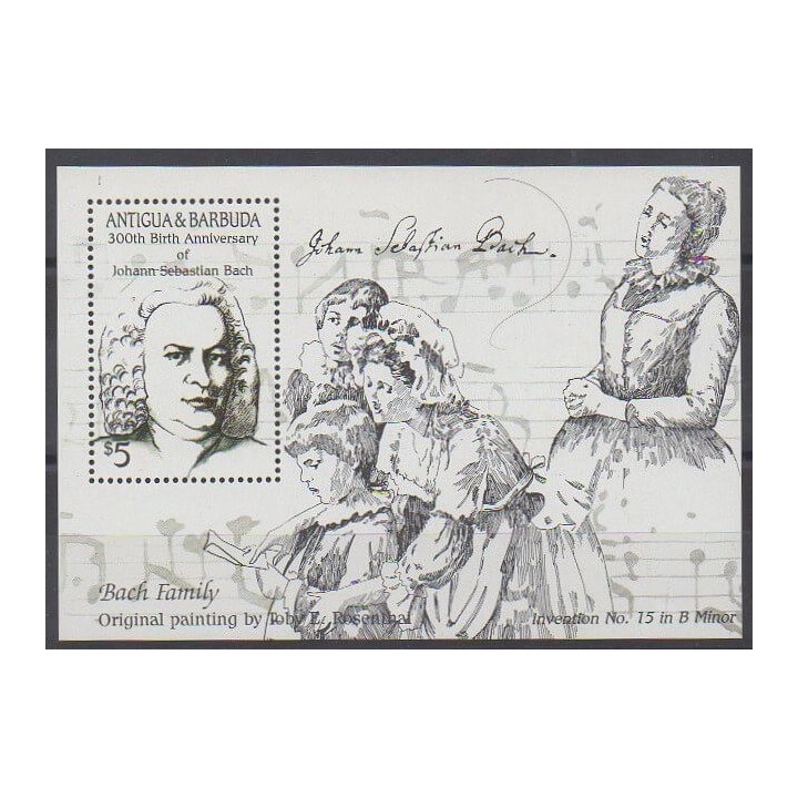 Buy this souvenir sheet  of Antigua and Barbuda of the year 1985 (Nb BF98).