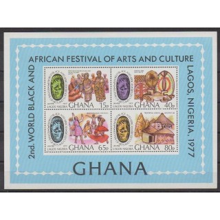 Acheter ce bloc-feuillet du Ghana de l'année 1977 (No BF67).