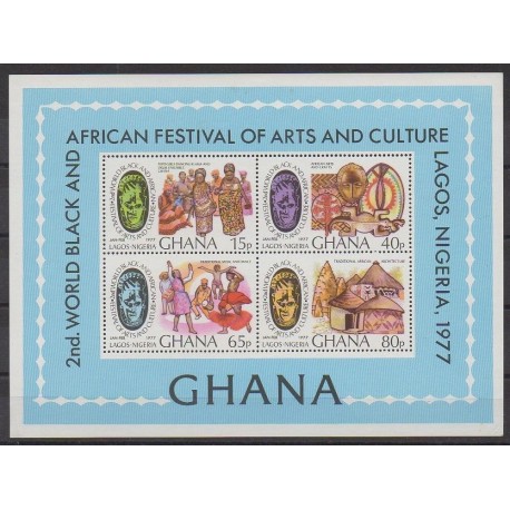 Ghana - 1977 - Nb BF67 - Folklore