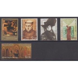 Acheter cette série de timbres de Croatie de l'année 2000 (No 509/513).