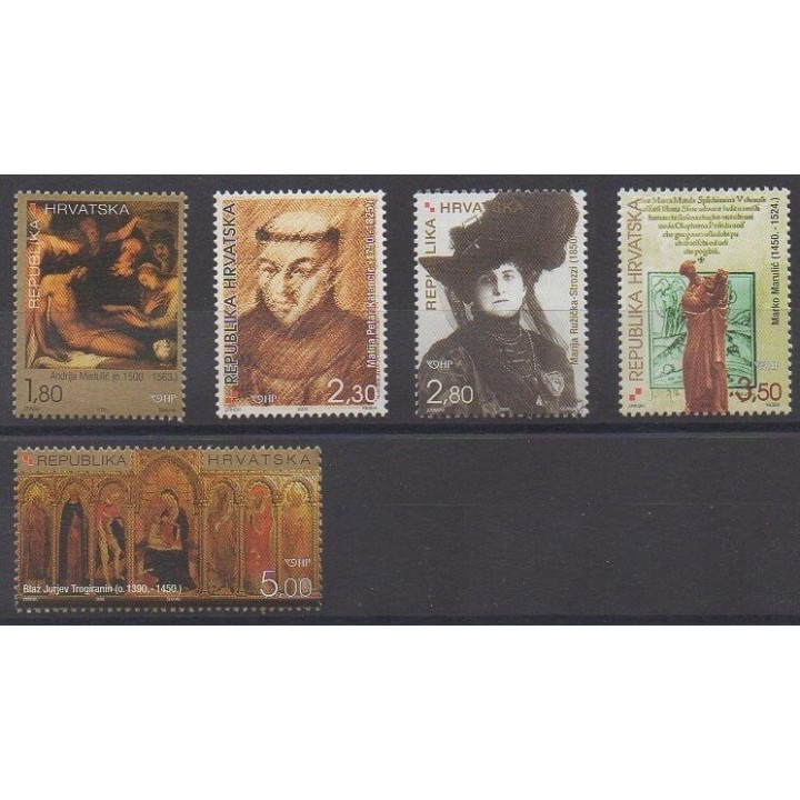 Buy this set of stamps of Croatia of the year 2000 (Nb 509/513).