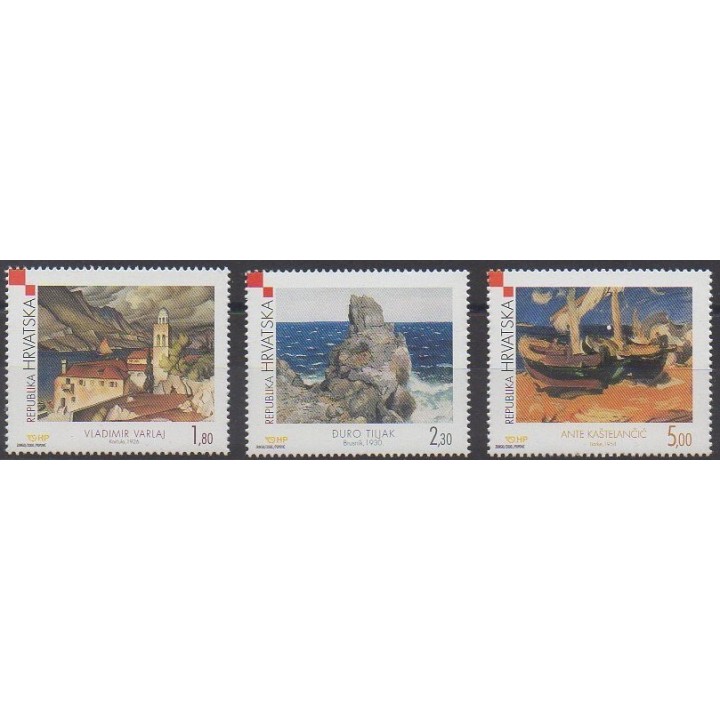 Buy this set of stamps of Croatia of the year 2000 (Nb 527/529).