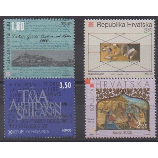 Buy this set of stamps of Croatia of the year 2000 (Nb 523/526).