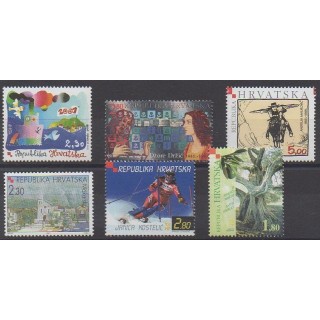 Acheter cette série de timbres de Croatie de l'année 2001 (No 531/536).