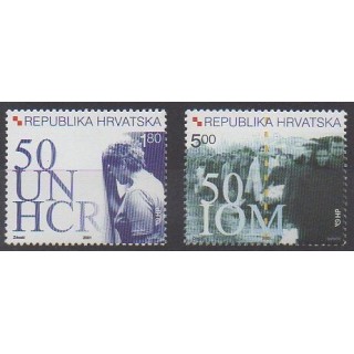 Acheter cette série de timbres de Croatie de l'année 2001 (No 545/546).