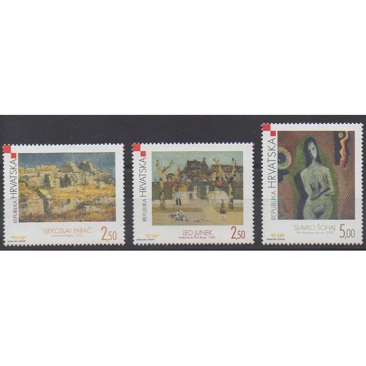 Acheter cette série de timbres de Croatie de l'année 2001 (No 557/559).