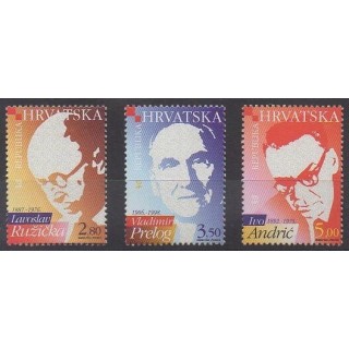 Buy this set of stamps of Croatia of the year 2001 (Nb 560/562).