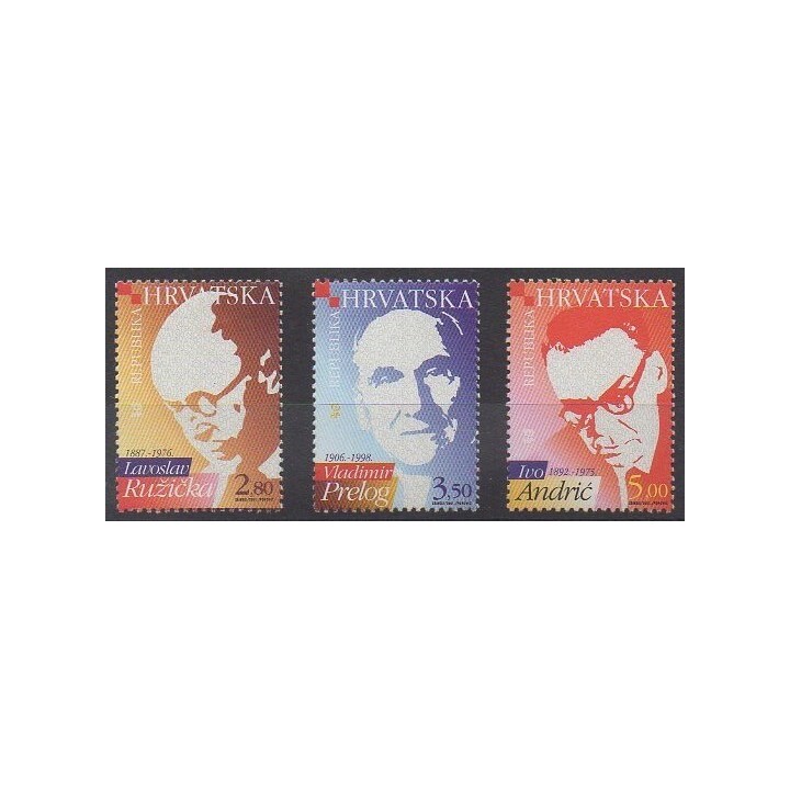 Acheter cette série de timbres de Croatie de l'année 2001 (No 560/562).