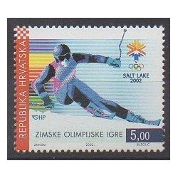 Croatie - 2002 - No 569 - Jeux olympiques d'hiver