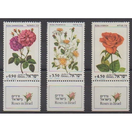Israël - 1981 - No 806/808 - Fleurs