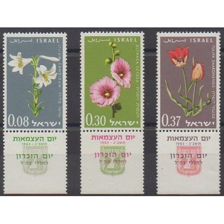 Israel - 1963 - Nb 234/236 - Flowers