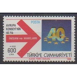 Turkey - 1989 - Nb 2604 - Europe