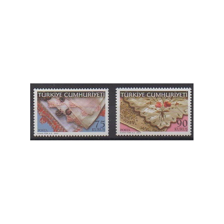 Acheter cette série de timbres de Turquie de l'année 2009 (No 3455/3456).