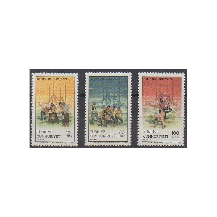 Buy this set of stamps of Turkey of the year 1986 (Nb 2507/2509).