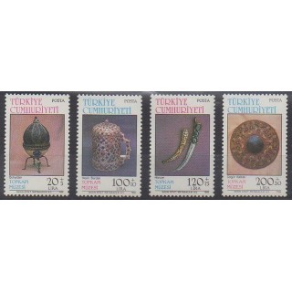 Acheter cette série de timbres de Turquie de l'année 1986 (No 2498/2501).
