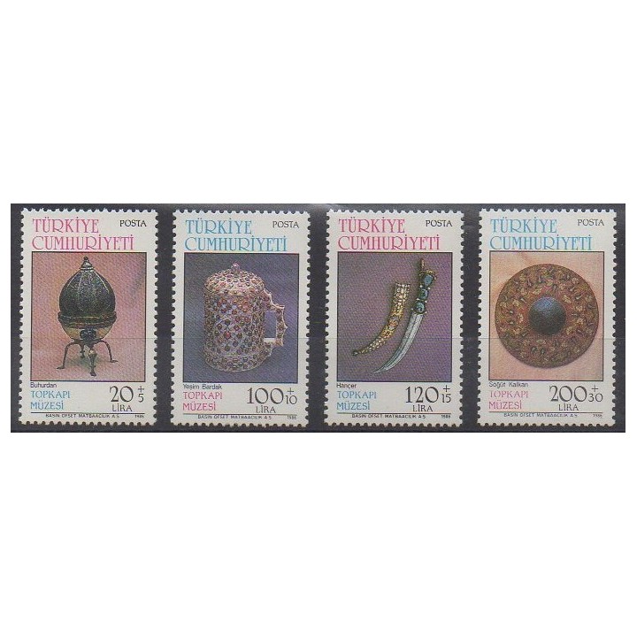 Buy this set of stamps of Turkey of the year 1986 (Nb 2498/2501).