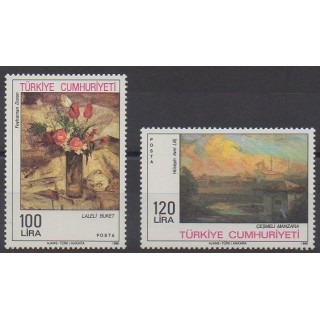 Buy this set of stamps of Turkey of the year 1986 (Nb 2515/2516).