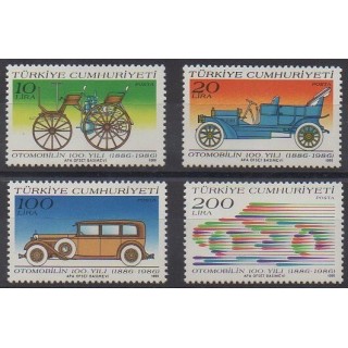 Acheter cette série de timbres de Turquie de l'année 1986 (No 2511/2514).