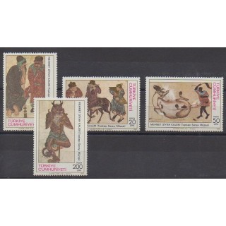 Buy this set of stamps of Turkey of the year 1987 (Nb 2544/2547).