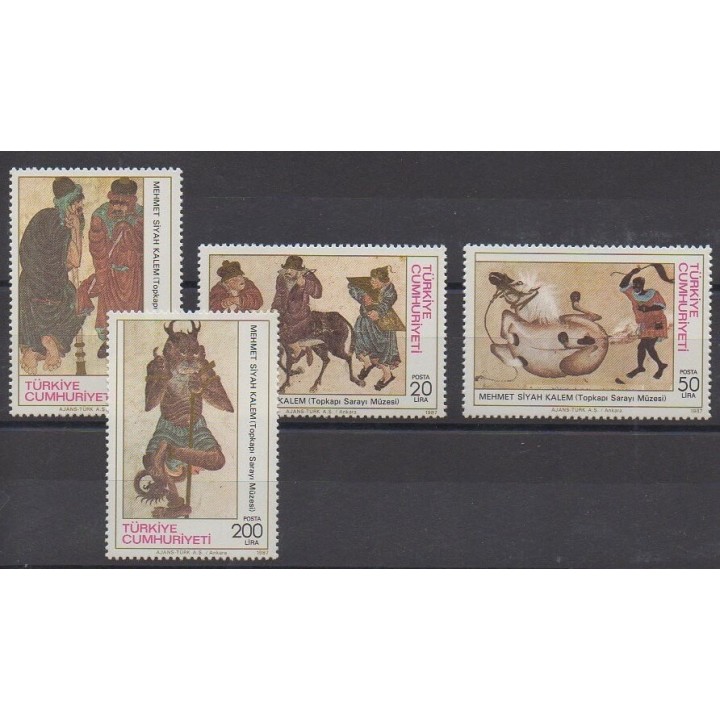 Acheter cette série de timbres de Turquie de l'année 1987 (No 2544/2547).
