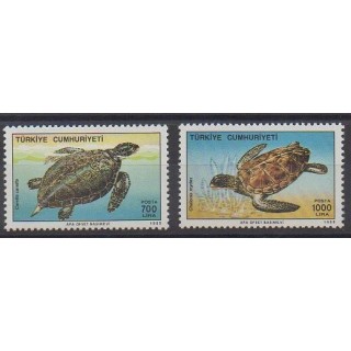 Acheter cette série de timbres de Turquie de l'année 1989 (No 2619/2620).