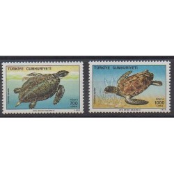 Turquie - 1989 - No 2619/2620 - Reptiles