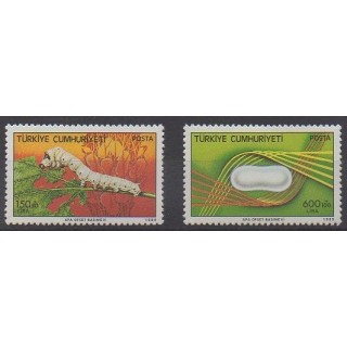 Acheter cette série de timbres de Turquie de l'année 1989 (No 2600/2601).