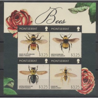 Timbres - insectes - Montserrat - 2015- No 1572/1575