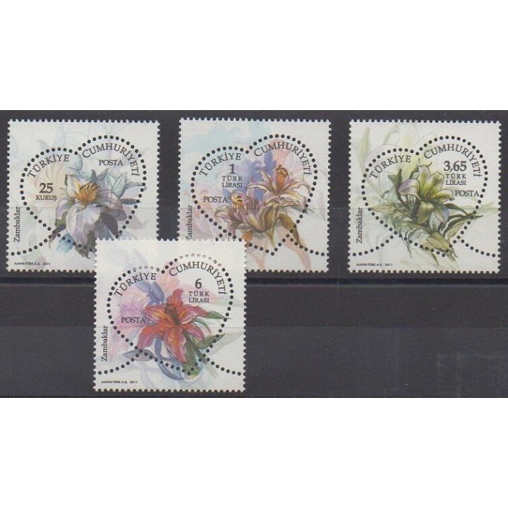 Acheter cette série de timbres de Turquie de l'année 2011 (No 3545/3548).