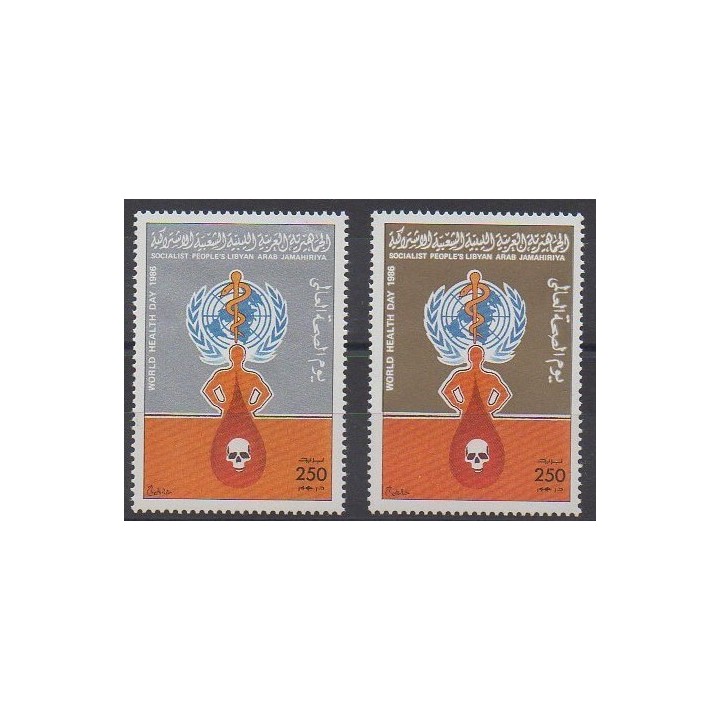 Buy this set of stamps of Libya of the year 1986 (Nb 1643/1646).