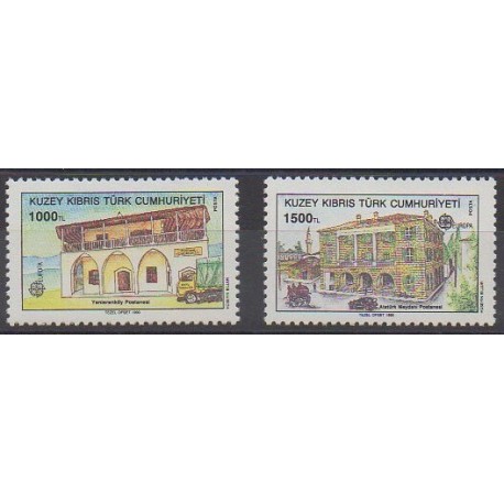 Turkey - Northern Cyprus - 1990 - Nb 252/253 - Postal Service - Europa