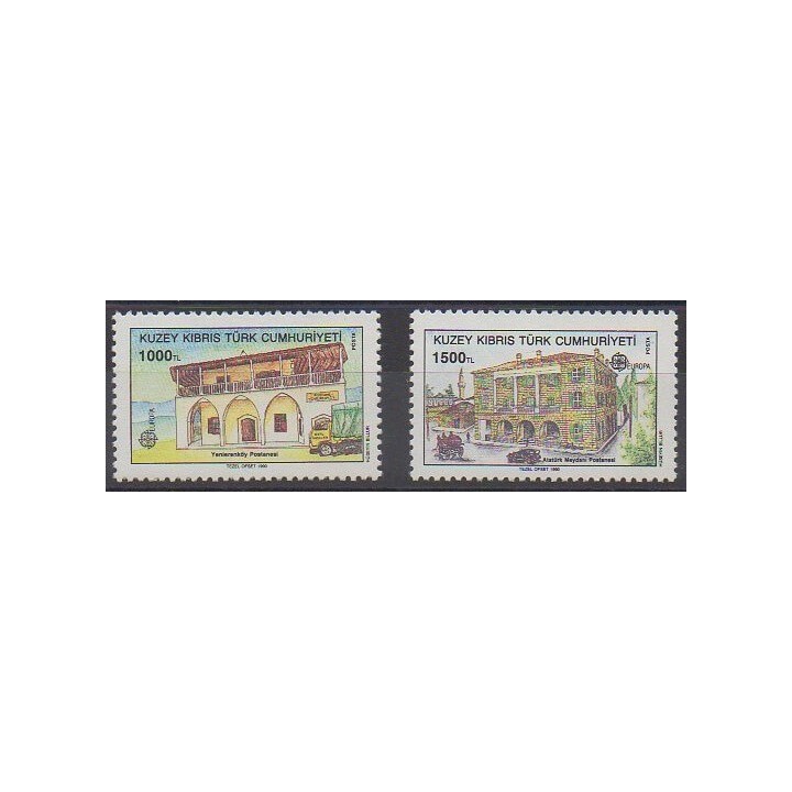 Acheter cette série de timbres de Turquie (Chypre du nord) de l'année 1990 (No 252/253).