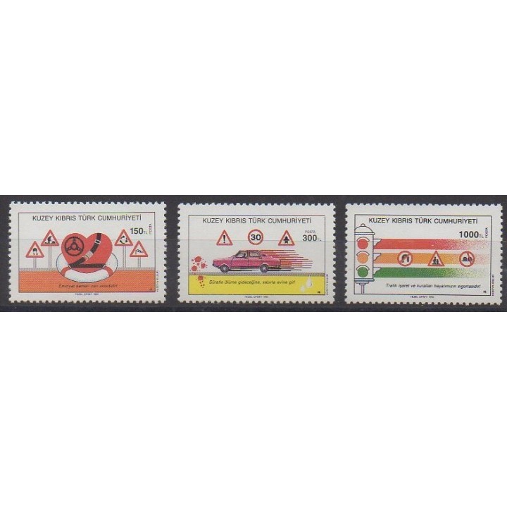 Buy this set of stamps of Turkey - Northern Cyprus of the year 1990 (Nb 265/267).