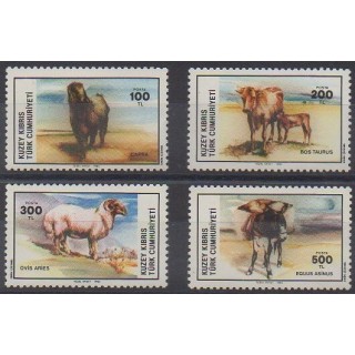 Acheter cette série de timbres de Turquie (Chypre du nord) de l'année 1985 (No 147/150).