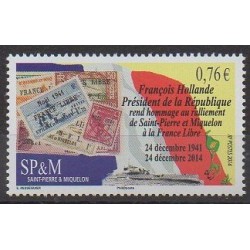 Saint-Pierre and Miquelon - 2014 - Nb 1123 - Second World War