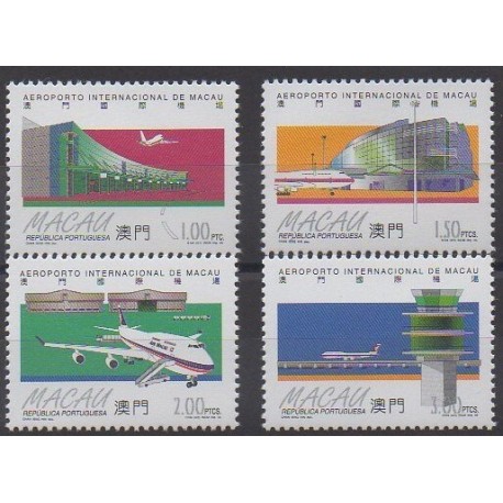 Macao - 1995 - No 786/789 - Aviation