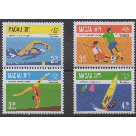 Macao - 1996 - No 822/825 - Jeux Olympiques d'été