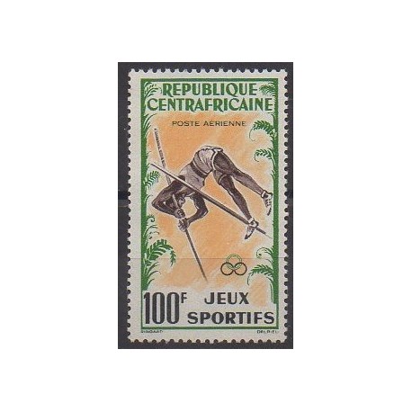 Centrafricaine (République) - 1962 - No PA6 - Sports divers