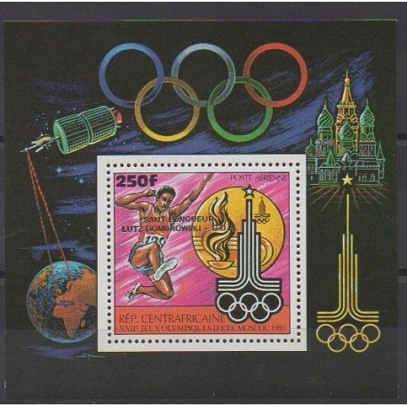 Centrafricaine (République) - 1980 - No BF49 - Jeux Olympiques d'été