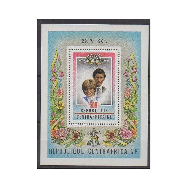 Buy this souvenir sheet  of Central African Republic of the year 1981 (Nb BF47).