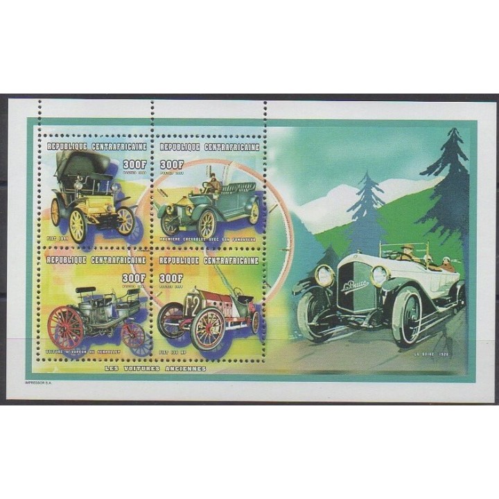 Acheter cette série de timbres de la République Centrafricaine de l'année 1998 (No 1419/1422).
