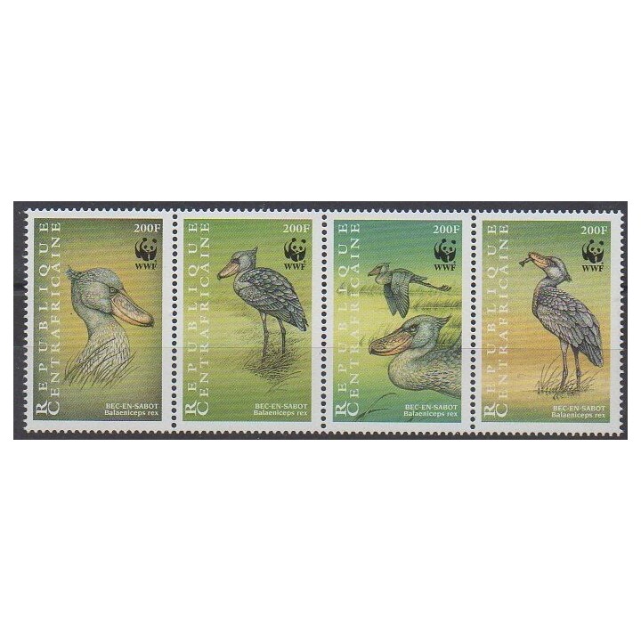 Buy this set of stamps of Central African Republic of the year 1999 (Nb 1522/1525).