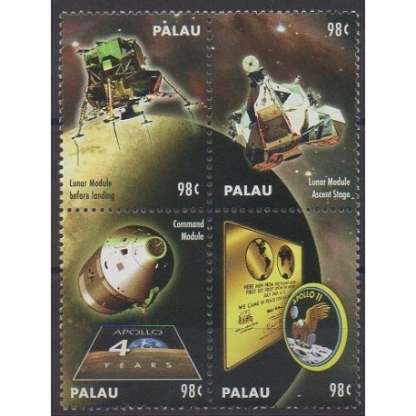 Palau - 2009 - Nb 2500/2503 - Space