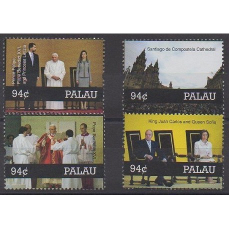 Palau - 2010 - Nb 2578/2581 - Pope