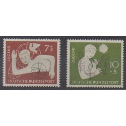 West Germany (FRG) - 1956 - Nb 111/112 - Childhood